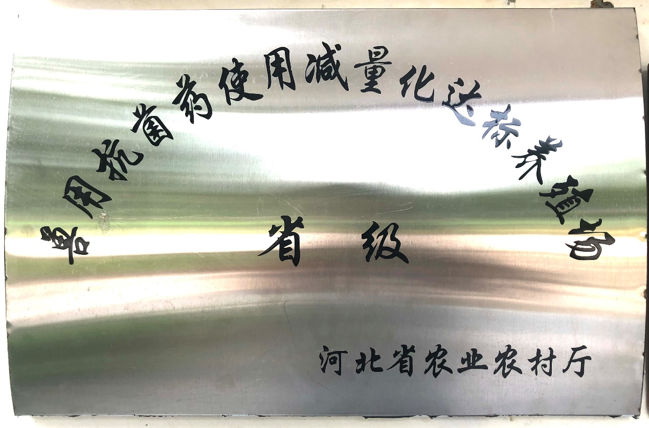 曲周乐天使fun88荣获河北省“兽用抗菌药使用减量化达标养殖场”标牌